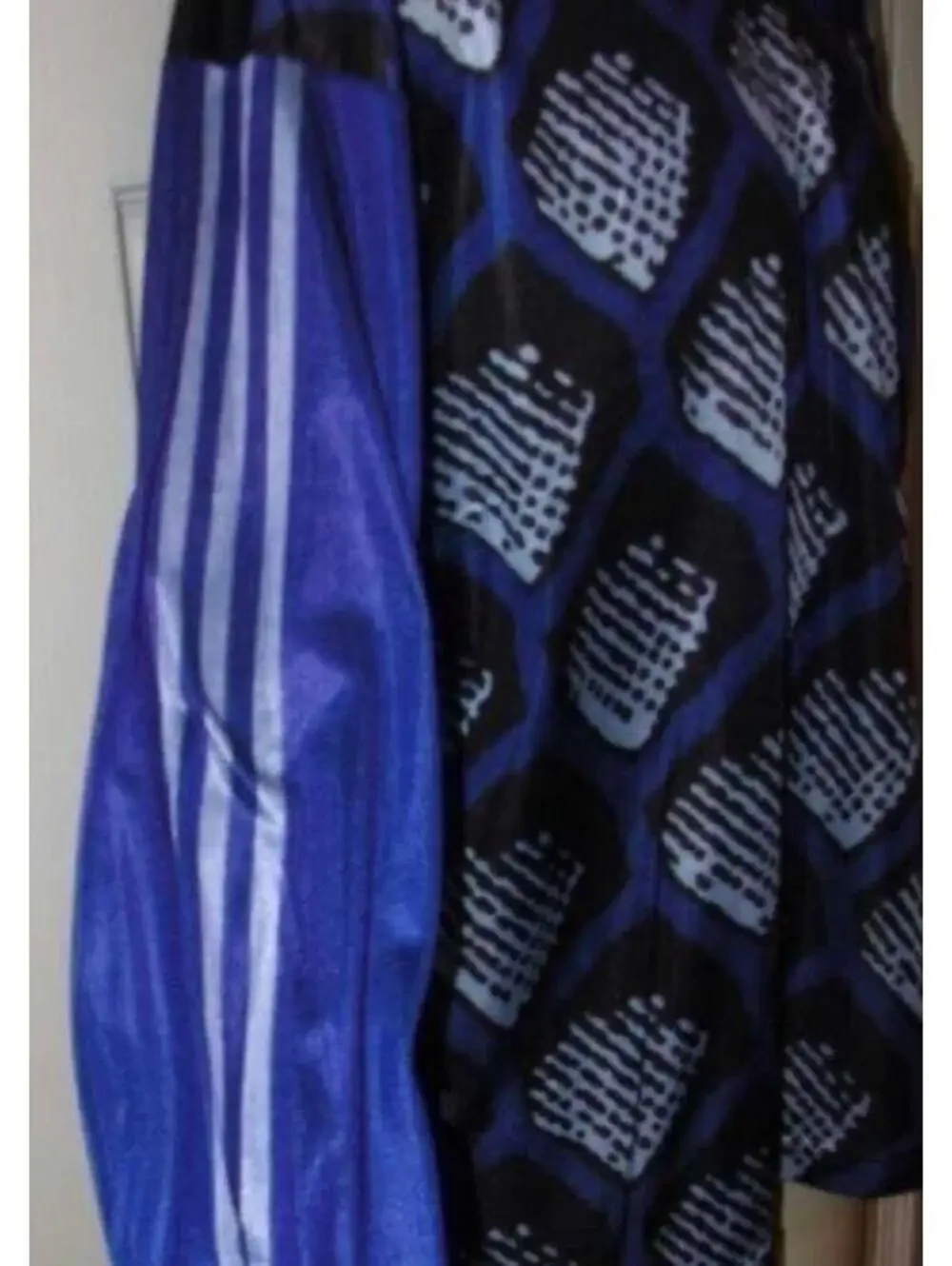 Adidas Long Sleeve Athletic Soccer Goalie Jersey Top Men's Blue Black 90’s Y2K